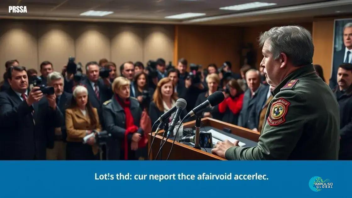 Declarações da Agência Nacional de Busca e Resgate Declarações da Agência Nacional de Busca e Resgate