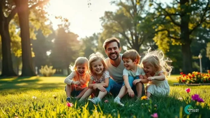 Empresário adota 3 irmãos e se torna pai solo de 5 crianças Empresário adota 3 irmãos e se torna pai solo de 5 crianças