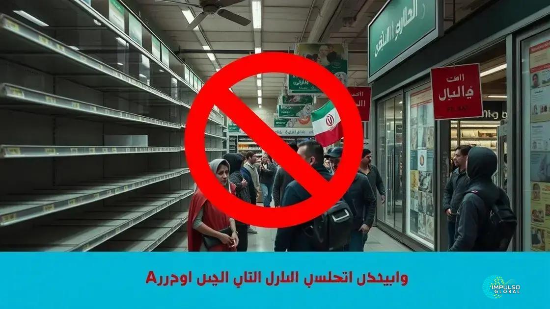 Impacto das sanções no Irã Impacto das sanções no Irã