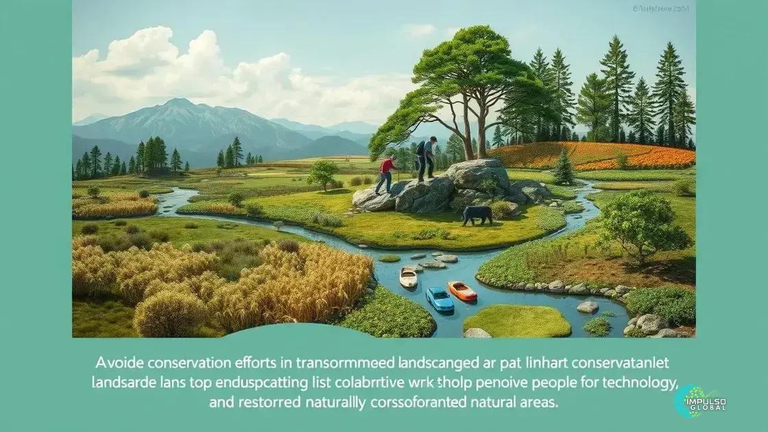 O futuro da conservação em paisagens transformadas O futuro da conservação em paisagens transformadas