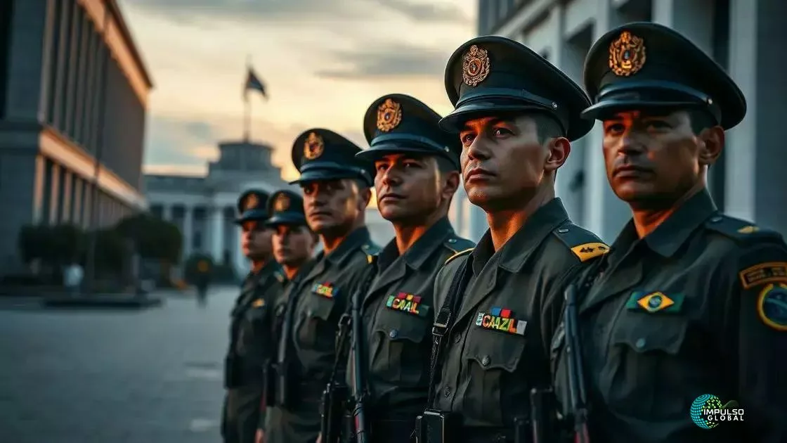 O papel das Forças Armadas O papel das Forças Armadas