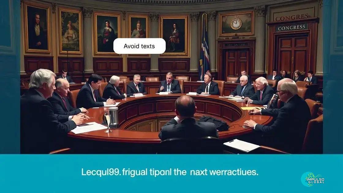O papel do Congresso e futuras legislações O papel do Congresso e futuras legislações