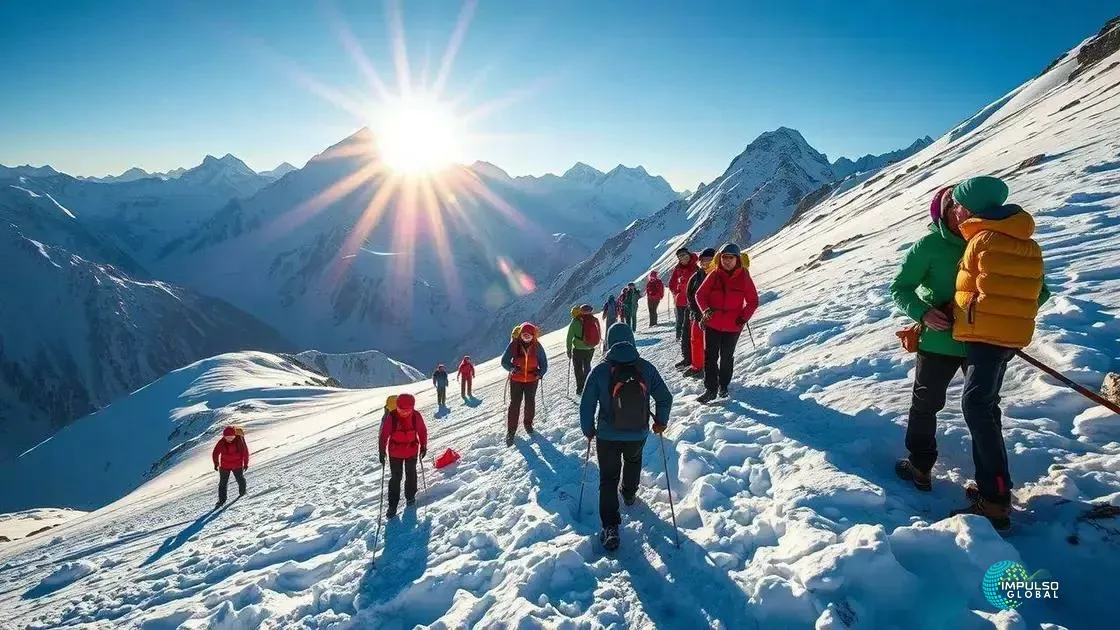 O turismo crescente no Monte Everest