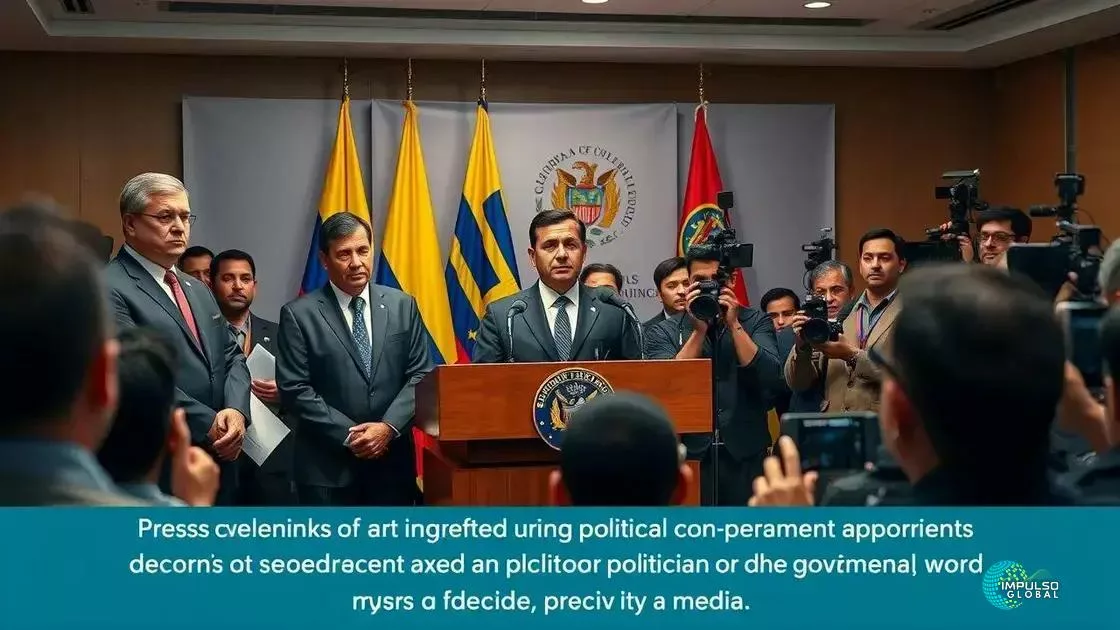 Reação do governo colombiano Reação do governo colombiano