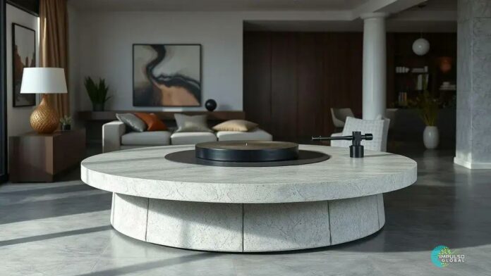 Toca-discos de concreto promete som imbatível e inovação