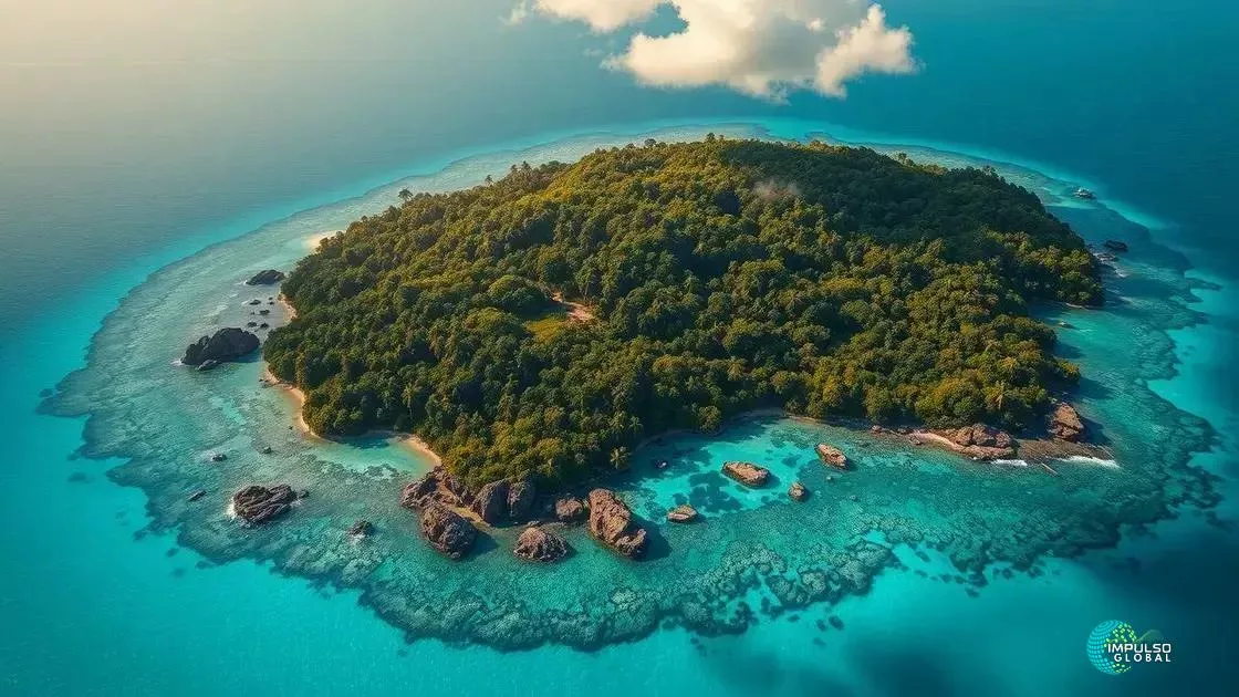 A geografia da ilha sentinela do Norte A geografia da ilha sentinela do Norte