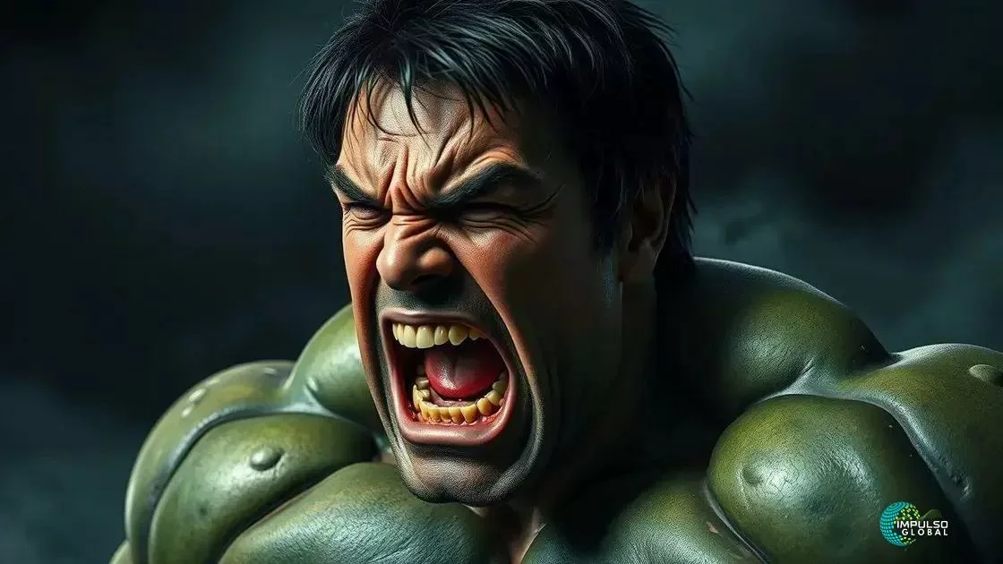 A busca pela transformação em Hulk selvagem A busca pela transformação em Hulk selvagem