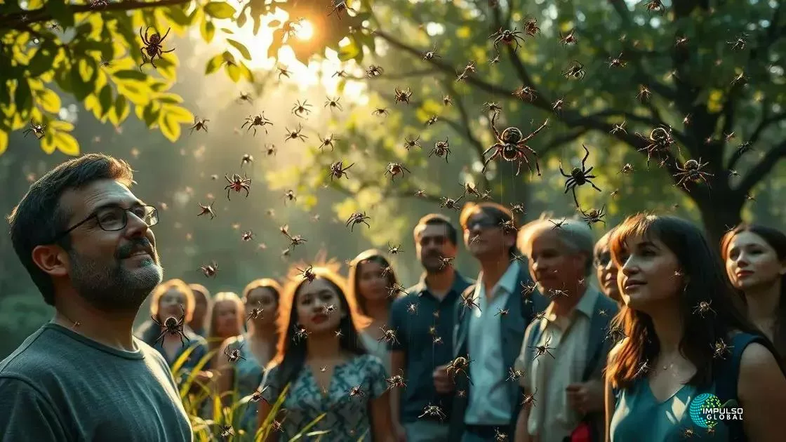 Os riscos reais das chuvas de aranhas Os riscos reais das chuvas de aranhas