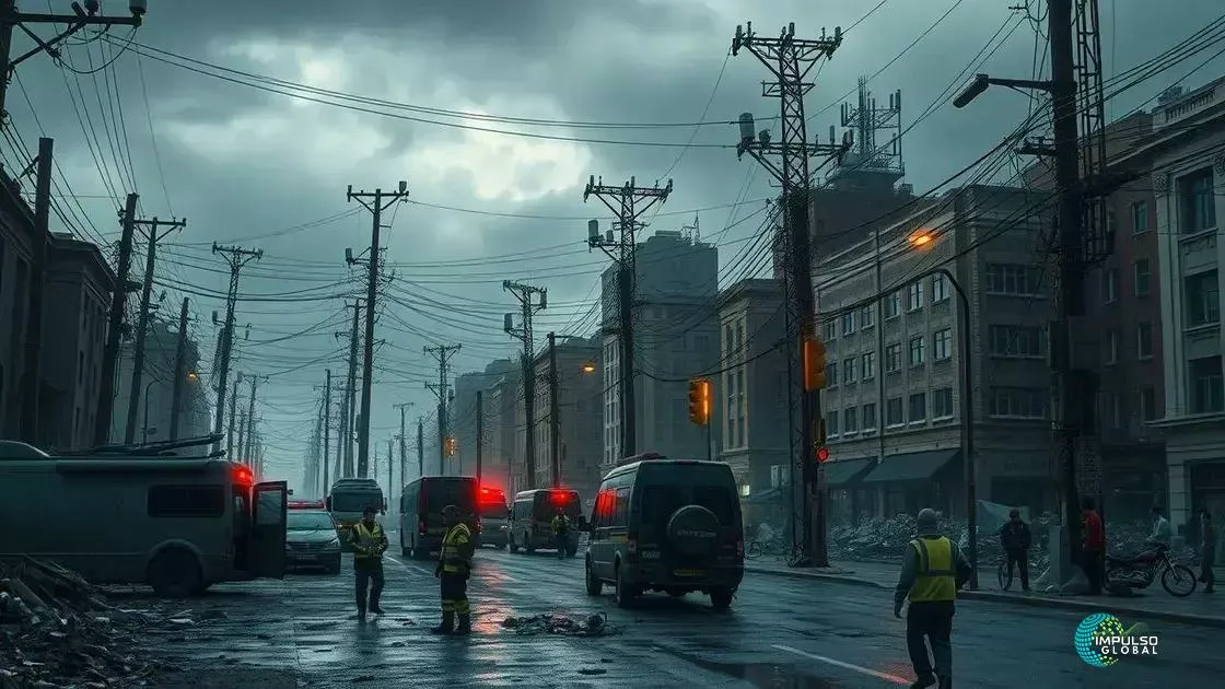 Impacto nas comunicações e infraestrutura