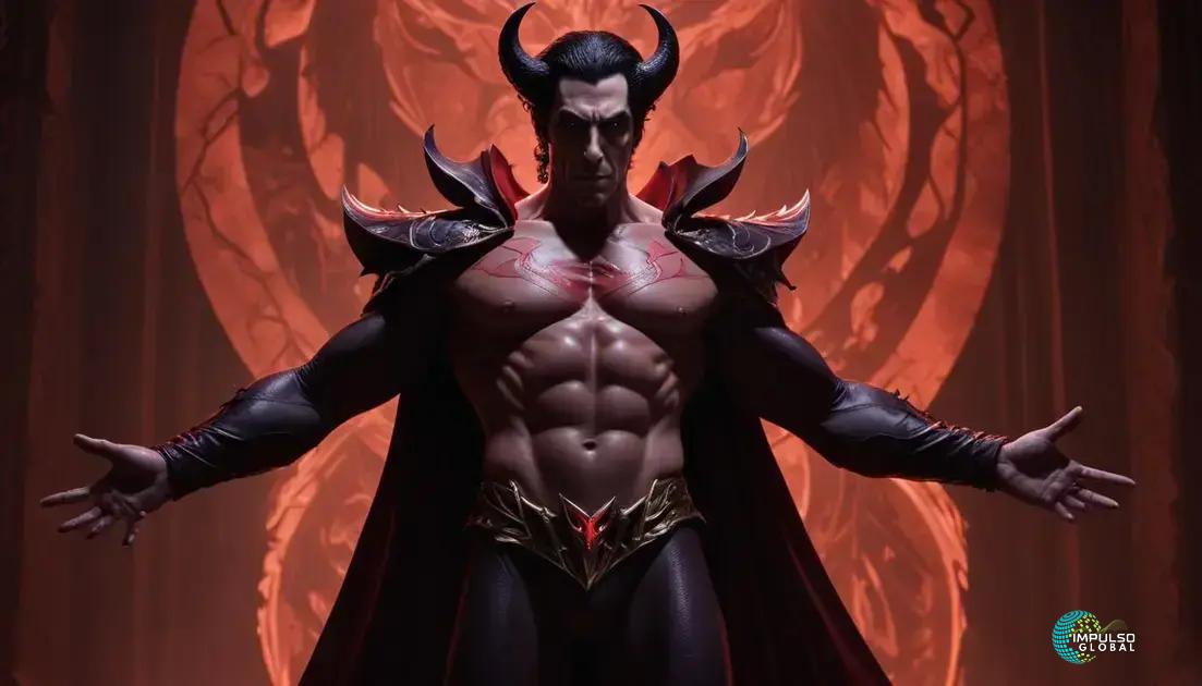 A mudança física de Sacha Baron Cohen para sua nova interpretação como Mephisto. A mudança física de Sacha Baron Cohen para sua nova interpretação como Mephisto.