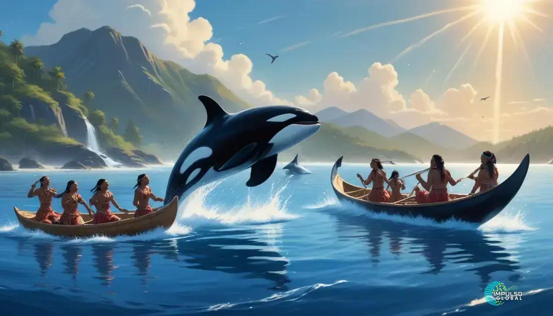 A parceria entre os Thaua e as orcas A parceria entre os Thaua e as orcas