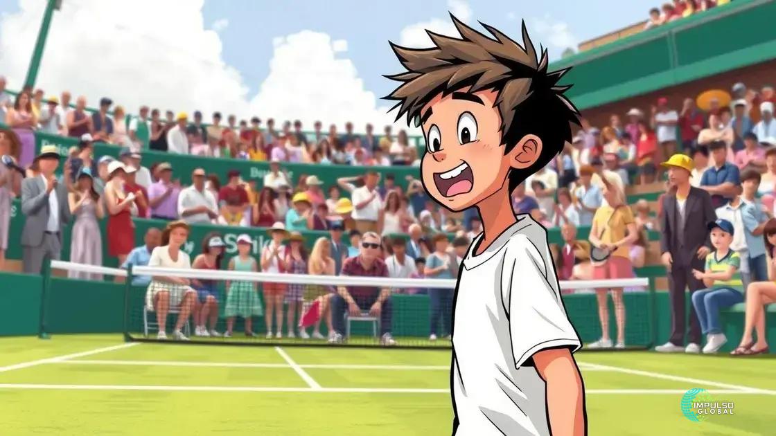 A primeira participação de Fonseca em Wimbledon.