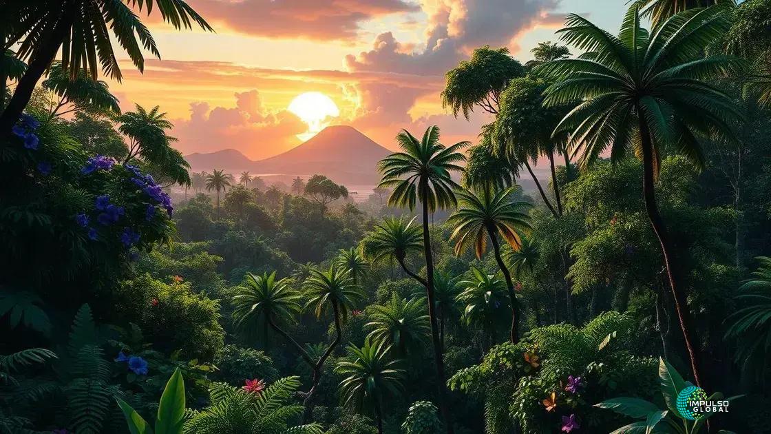 Como as florestas tropicais foram afetadas?