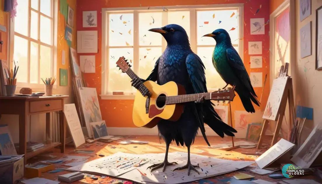 Como Boca, o estorninho, aprendeu a cantar a imagem Como Boca, o estorninho, aprendeu a cantar a imagem