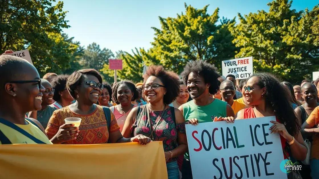 Compromisso com a justiça social Compromisso com a justiça social