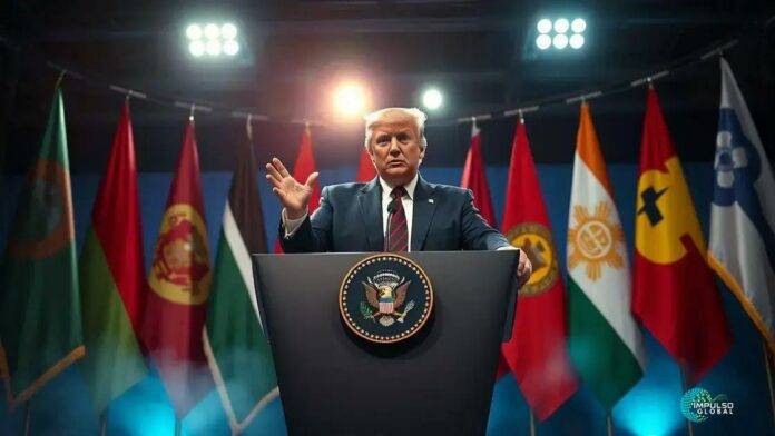 Novas tarifas de importação de Trump para seis países a partir de agosto Novas tarifas de importação de Trump para seis países a partir de agosto