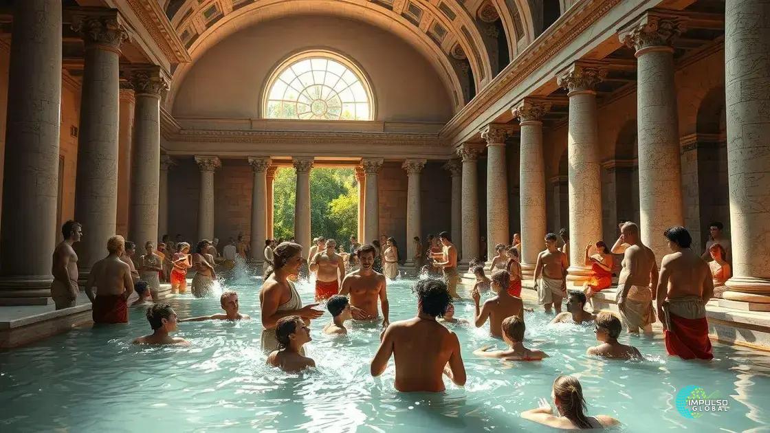 O cotidiano e as condições de higiene dos romanos O cotidiano e as condições de higiene dos romanos