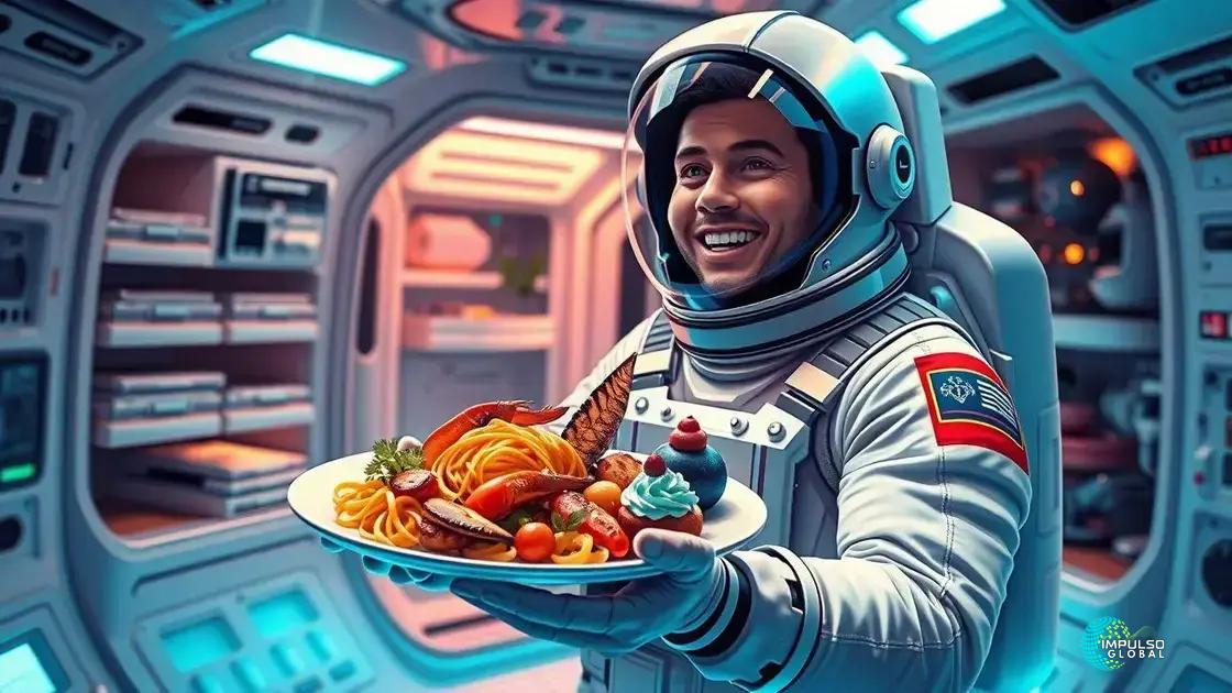 O menu especial da missão de Sophie Adenot O menu especial da missão de Sophie Adenot