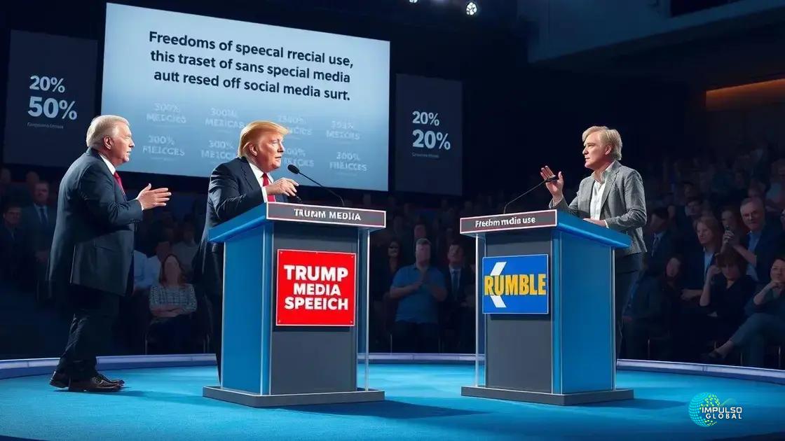 O papel da Trump Media e Rumble na acusação O papel da Trump Media e Rumble na acusação