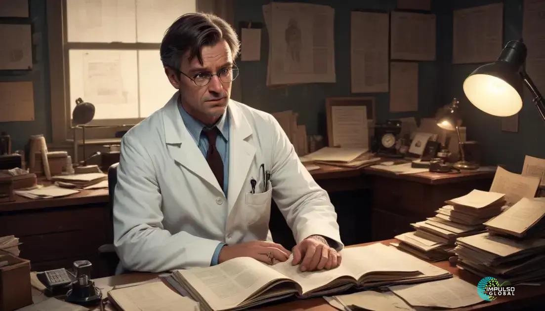 Os resultados e a queda da reputação do médico. Os resultados e a queda da reputação do médico.