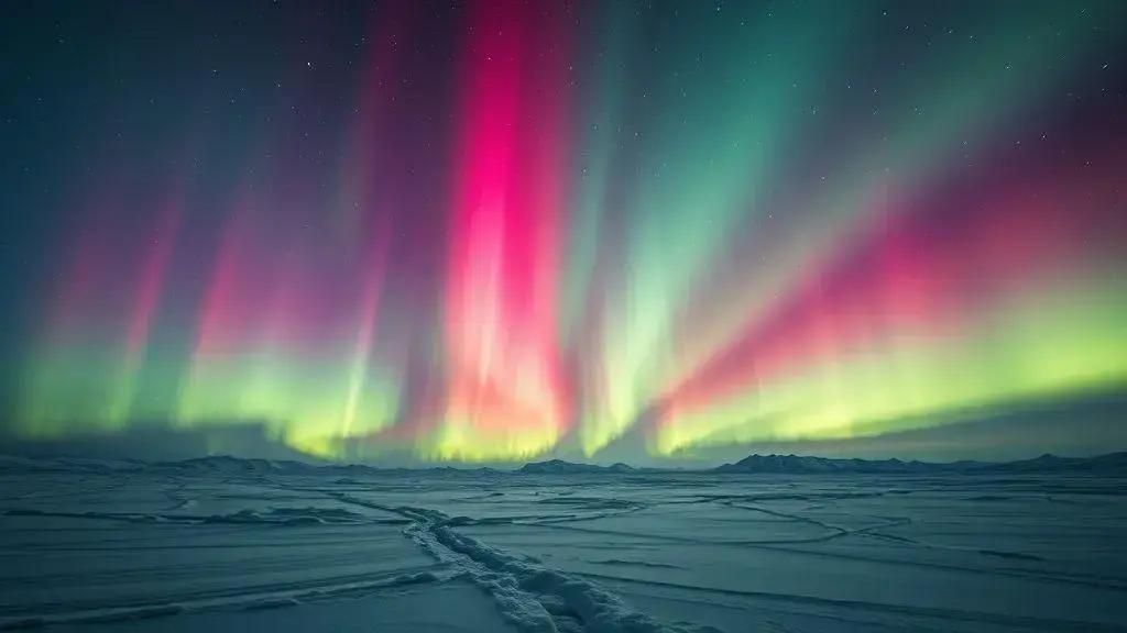 As auroras produzidas nas tempestades geomagnéticas