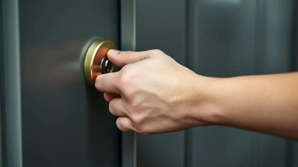 Importância de dar duas voltas na chave para segurança